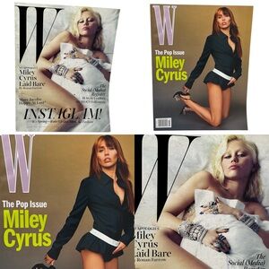 Bundle of Miley Cyrus Cover W Magazines